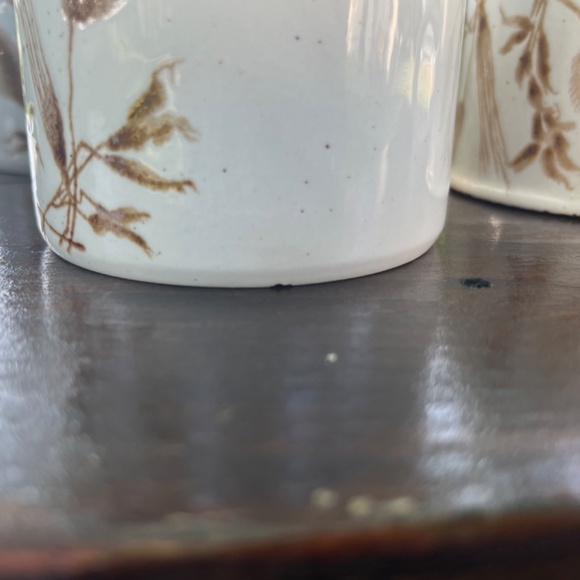 5 England Stonehenge Wild Oats Mid Winter Mugs Vintage 1970's Speckled Stoneware - Picture 7 of 11